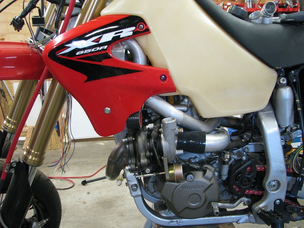 Honda xr650r turbo kit #2