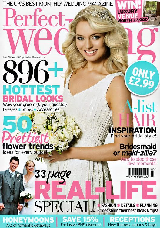 published in the recent'Perfect Wedding' and'Your Wedding' magazines
