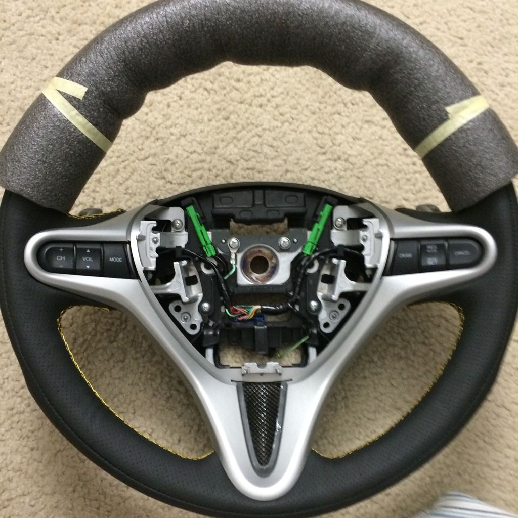 My J's Racing Carbon Fiber Steering Wheel Plus Trim - Unofficial Honda 