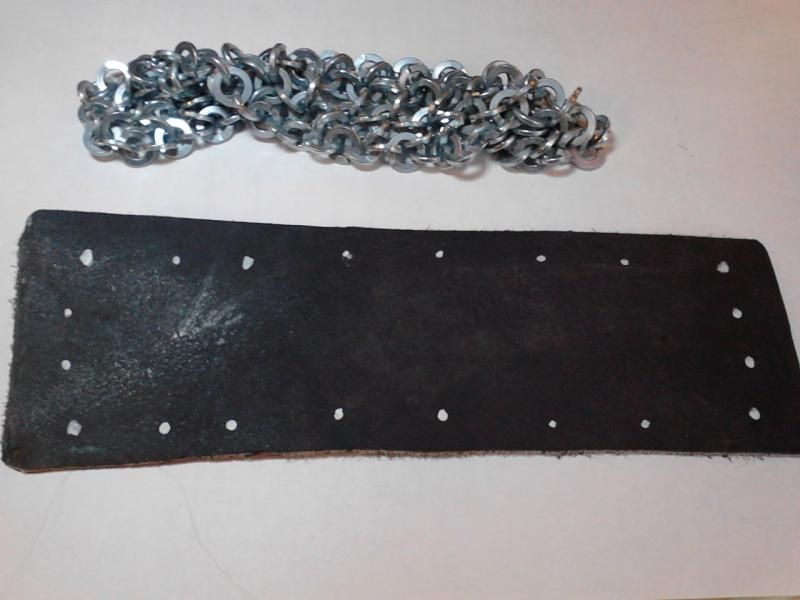 leather and chainmail
