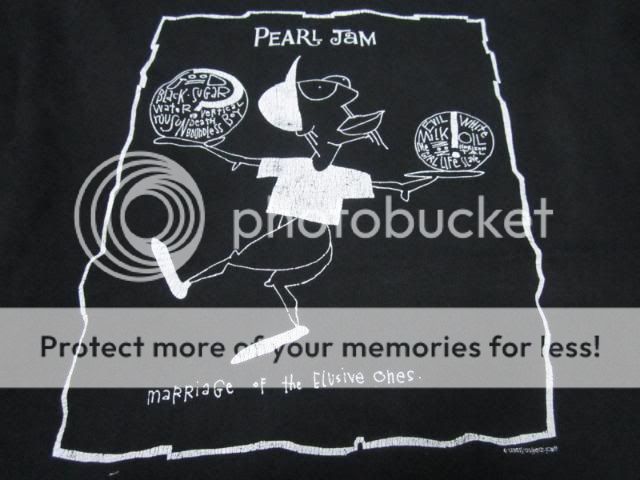 PEARL JAM BOUNDLESS GRUNGE ROCK CONCERT VINTAGE 90s T SHIRT RARE 