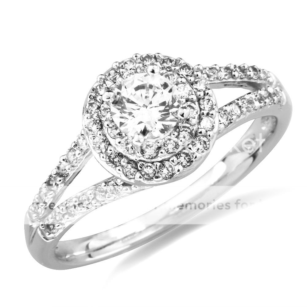  guaranteed 14k white gold round cz engagement solitaire ring