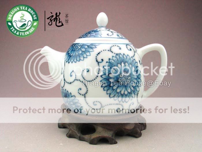 Chrysanthemum * Blue & White Porcelain Teapot 270ml  